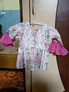 Baby Girl Flora Plazo Dress