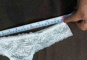 White Lace Thong Panty 💚