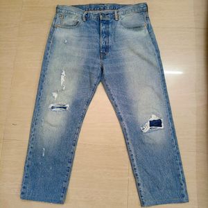 LEVI'S 501 BLUE REGULAR FIT JEANS