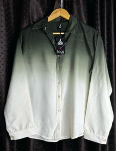 🗽Mirchi Ombre Button-Down Shirt