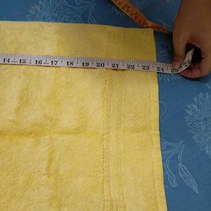 Yellow Bath Towel Brand New