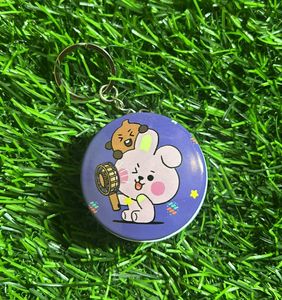 BTS tin Box Keychains