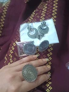 Unique Earrings & Ring For Women