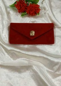 Red Velvet Clutch