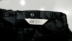 Leather Black Skirt For Girls
