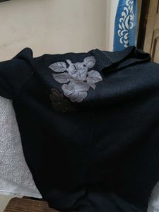 Elegant Black Turtleneck Sweater