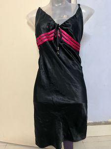 Linea Donatella Black Lingerie Slip Dress Gorgeous