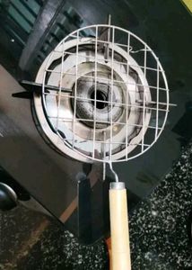 Wire Round Wooden Handle Roaster Papad Jali
