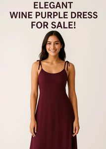 Wine Purple Kurti Dress