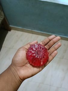 Handcrafted Red Flower Soap