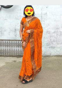 Sale✨KUNDAN WORK Saree With Blouse