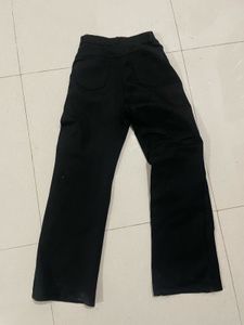 Black Wide Legged Trousers