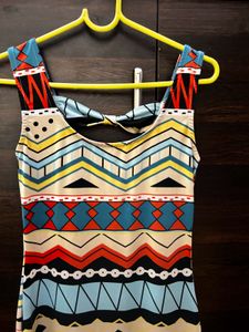 Print Mini Bodycon Dress