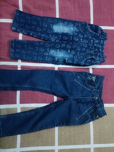 Combo Of 2 Jeans For 4-5 Years Old Girl