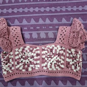 Crochet Stylish Crop Top