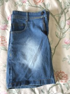 Blue Denim Shorts