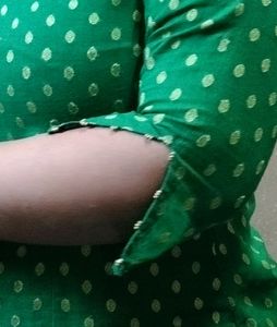 Designer green kurti