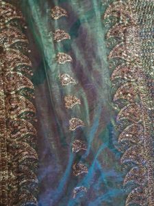 Teal Indian Kurti Top