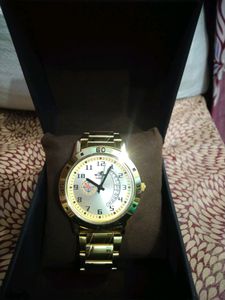 Scottish Club Golden Chain Watch