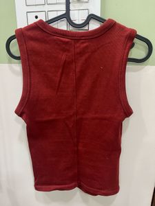 Zara Medium Sized Solid Tank Top