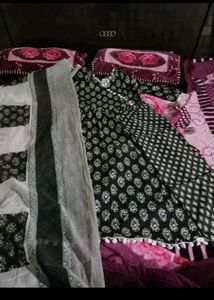 Anarkali Dress With Dupatta And Pant