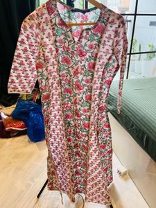 Floral Print Kurta