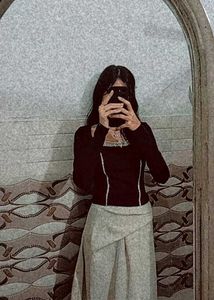 Crop Top And Skirt