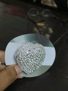Silver Diamond Hair Pin &amp; Hai