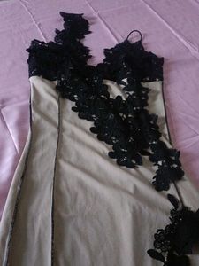 Lace Trim Bodycon Dress
