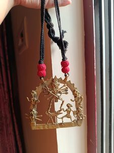 Dokra Maa Durga Set With Earrings