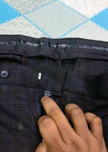 Men&#39;s Checked Formal Trouser