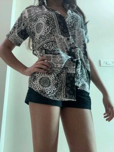 Bandana Printed Stylish Y2k Shirt (Unisex)