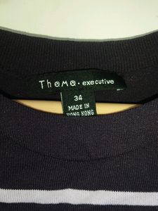 Y2K STRIPPED THRIFT TOP