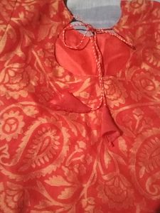 Printed Red Kurti