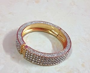 Sparkling Rhinestone Bangle Bracelet
