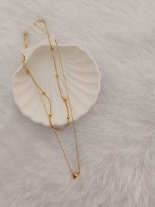 Gold Double Layered Necklace