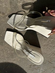 Zara Vinyl Wedges