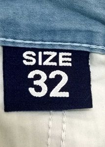Light Blue Wide-Leg Jeans with Racing Stripe