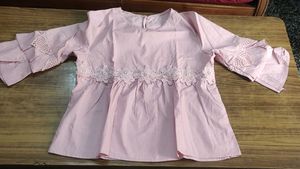 Cute Pink Top with Lace