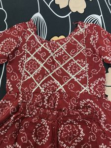 Kurti With Sharara Set For Girls
