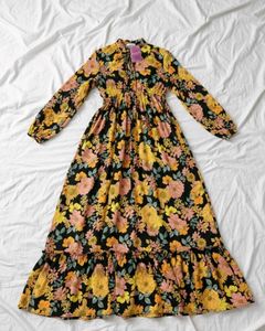 Floral Print Maxi Dress