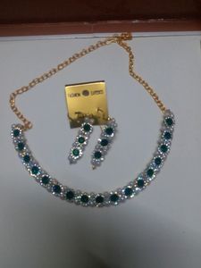 Necklace #greenwhite #Green #White #silver #har
