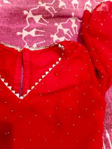 short red stone tunic fir babygirl