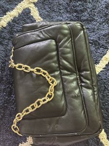 Mango Quilted Envelope Clutch