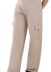 Beige Cargo Trousers