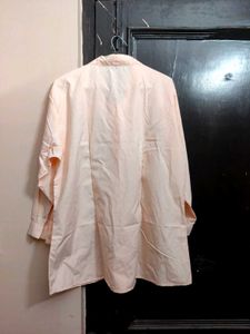 Plus Size Solid Classic Fit Shirt