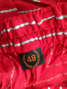 Red Striped Salwars (Women&#39;s)