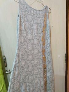 Elegant Embroidered Gown💙🌈