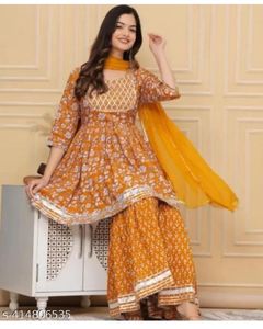 Elegant Printed Kurta Set