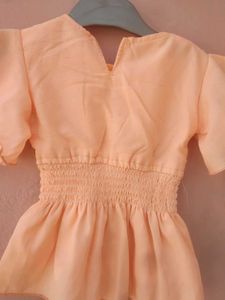 Coral Color Dress